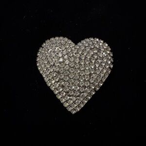 VINTAGE Silver Heart Brooch